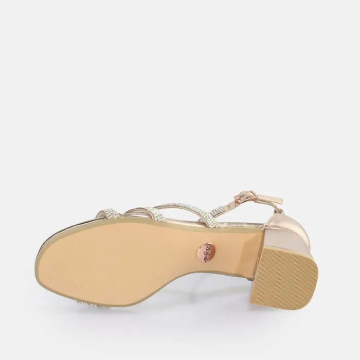 Lilly Glam Gold Buffalo Heels Lilly Glam Gold Buffalo Heels