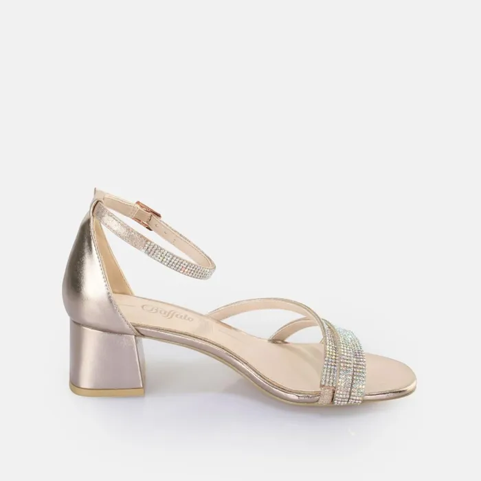 Lilly Glam Gold Buffalo Heels Lilly Glam Gold Buffalo Heels