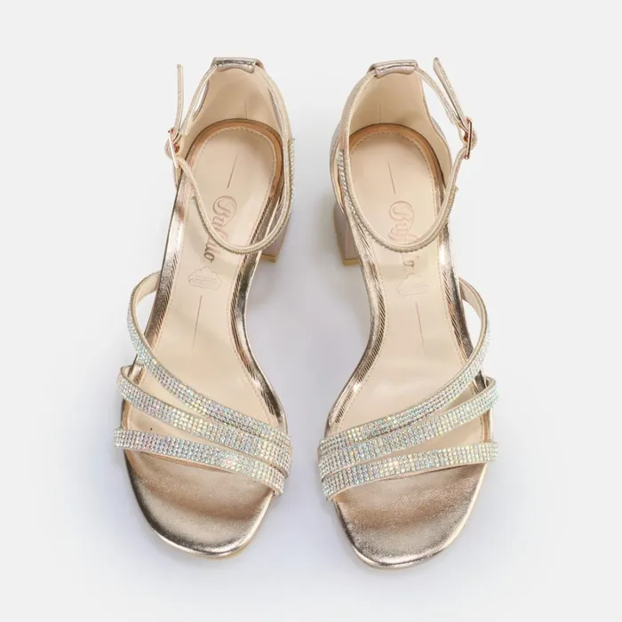 Lilly Glam Gold Buffalo Heels Lilly Glam Gold Buffalo Heels
