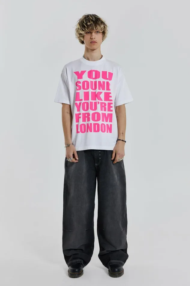London Sound Tee White WomenMen Jaded London TShirts