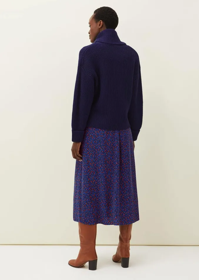 Lou Lou Animal Print Wrap Skirt Spiceink Women Phase Eight Skirts