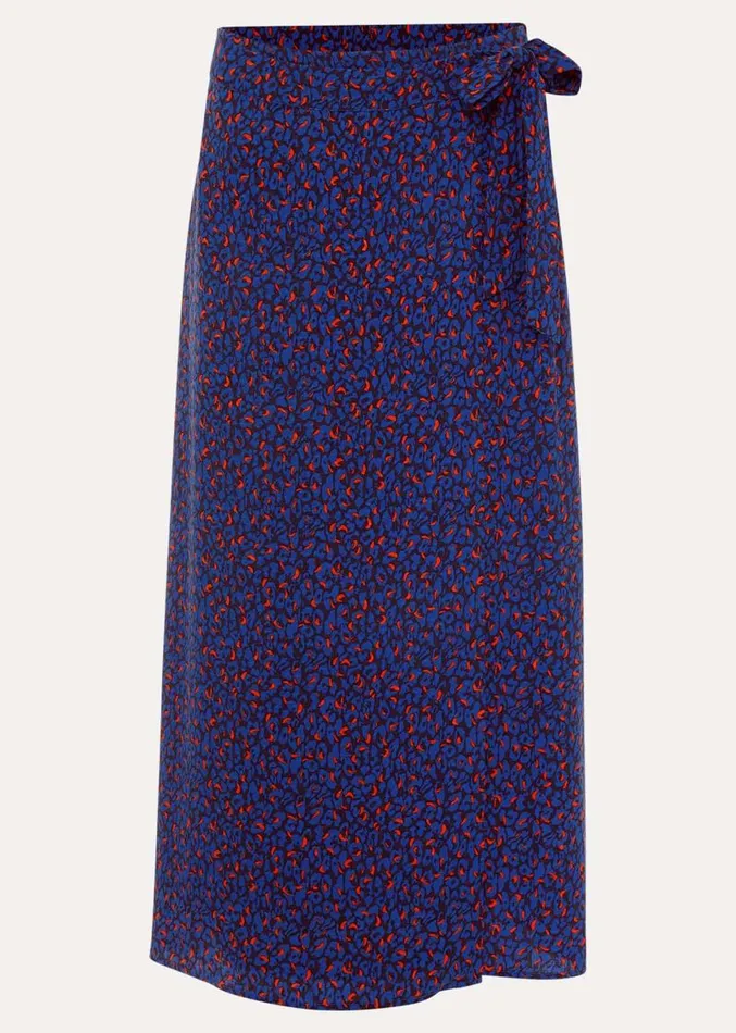 Lou Lou Animal Print Wrap Skirt Spiceink Women Phase Eight Skirts