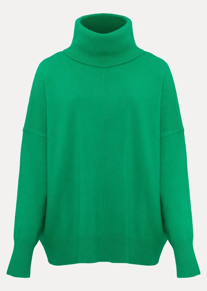 Louanna Roll Neck Wool Cashmere Jumper Bright Green Women Phase Eight Knitwear Louanna Roll Neck Wool Cashmere Jumper Bright Green Women Phase Eight Knitwear