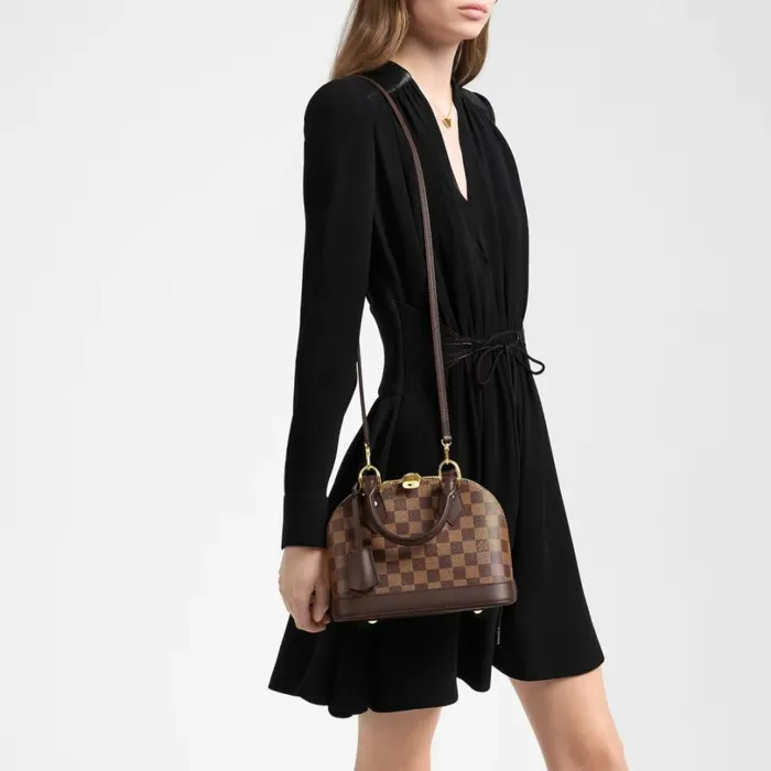 Louis Vuitton Alma Bag Louis Vuitton Damier Ebene Coated Canvas N41221 Alma BB 8211 Louis Vuitton Handbag Store 8211 Women