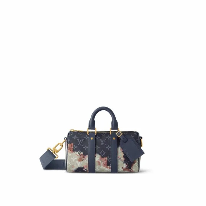 Louis Vuitton Bags Louis Vuitton Monogram Ink Blue M46804 Keepall Bandoulire 25 8211 Louis Vuitton Handbag Store 8211 Men Louis Vuitton Bags Louis Vuitton Monogram Ink Blue M46804 Keepall Bandoulire 25 8211 Louis Vuitton Handbag Store 8211 Men
