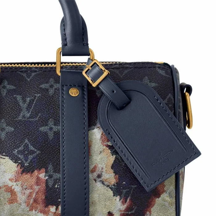 Louis Vuitton Bags Louis Vuitton Monogram Ink Blue M46804 Keepall Bandoulire 25 8211 Louis Vuitton Handbag Store 8211 Men