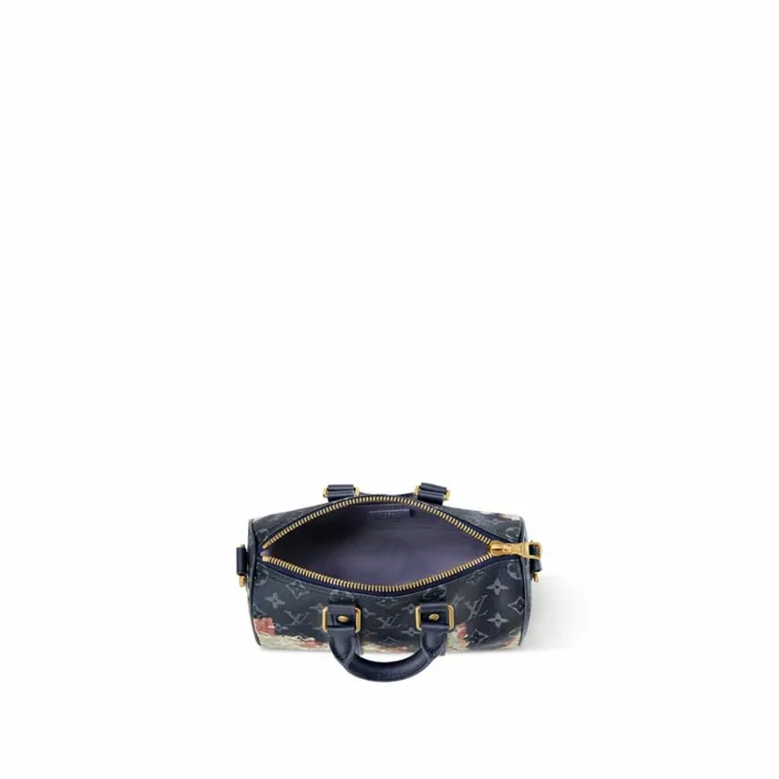 Louis Vuitton Bags Louis Vuitton Monogram Ink Blue M46804 Keepall Bandoulire 25 8211 Louis Vuitton Handbag Store 8211 Men