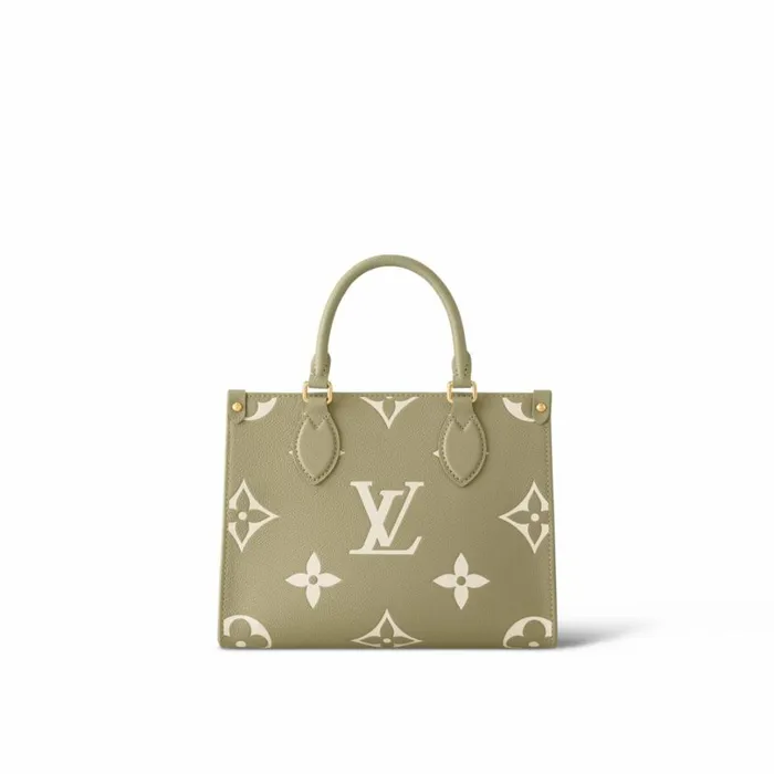 Louis Vuitton Onthego Bag Louis Vuitton M46647 OnTheGo PM Khaki Cream 8211 Louis Vuitton Handbag Store 8211 Women