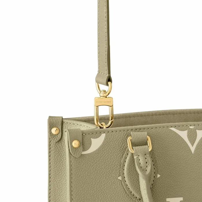 Louis Vuitton Onthego Bag Louis Vuitton M46647 OnTheGo PM Khaki Cream 8211 Louis Vuitton Handbag Store 8211 Women