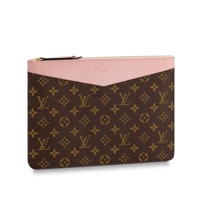 Louis Vuitton Wallets Louis Vuitton Monogram Rose Poudre M62942 Daily Pouch 8211 Louis Vuitton Handbag Store 8211 Women