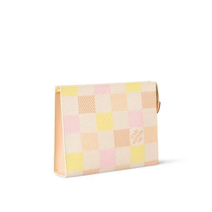 Louis Vuitton Wallets Louis Vuitton N40740 Toilet Pouch Peach 8211 Louis Vuitton Handbag Store 8211 Women