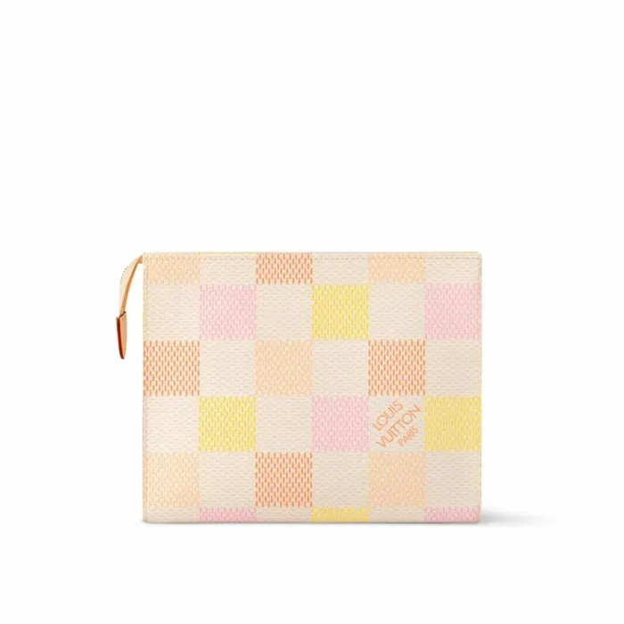 Louis Vuitton Wallets Louis Vuitton N40740 Toilet Pouch Peach 8211 Louis Vuitton Handbag Store 8211 Women
