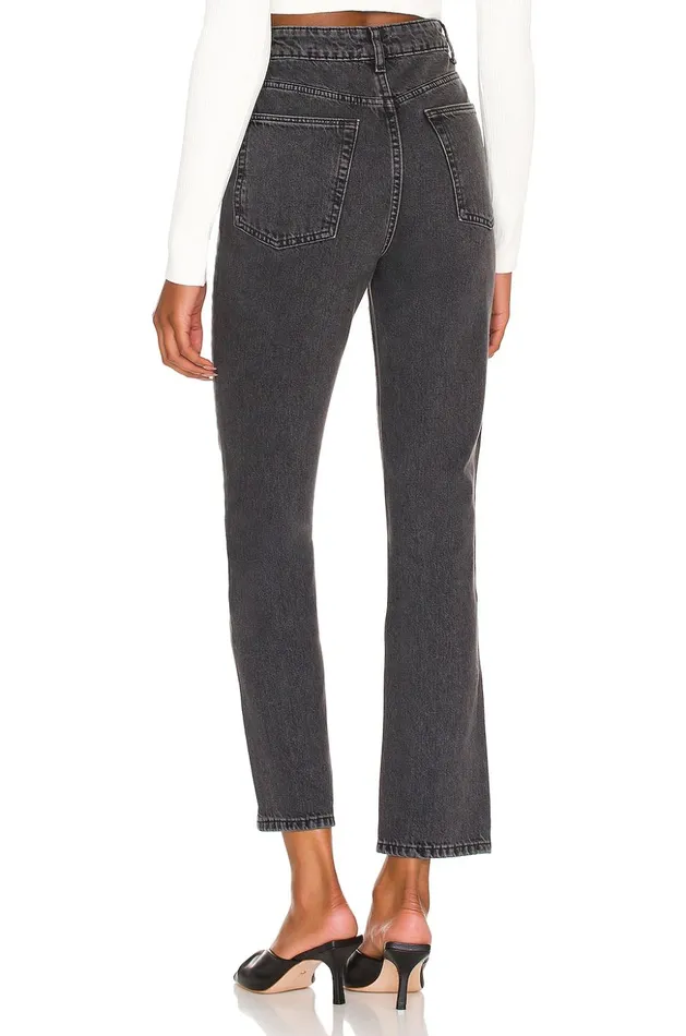 Lovers and Friends Denim Women Reece High Rise Slim Straight Devlin