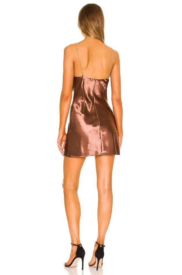 Lovers and Friends Dresses Women Cori Mini Dress Chocolate Brown Lovers and Friends Dresses Women Cori Mini Dress Chocolate Brown