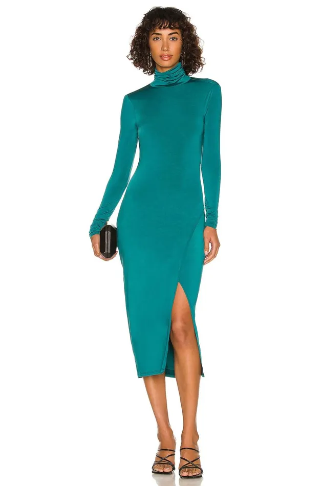 Lovers and Friends Dresses Women Gigi Midi Dress Emerald Green Lovers and Friends Dresses Women Gigi Midi Dress Emerald Green