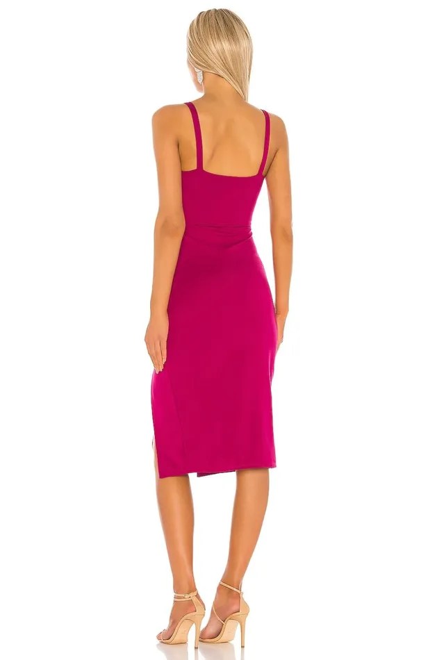 Lovers and Friends Dresses Women Lucie Midi Dress Fuchsia Lovers and Friends Dresses Women Lucie Midi Dress Fuchsia