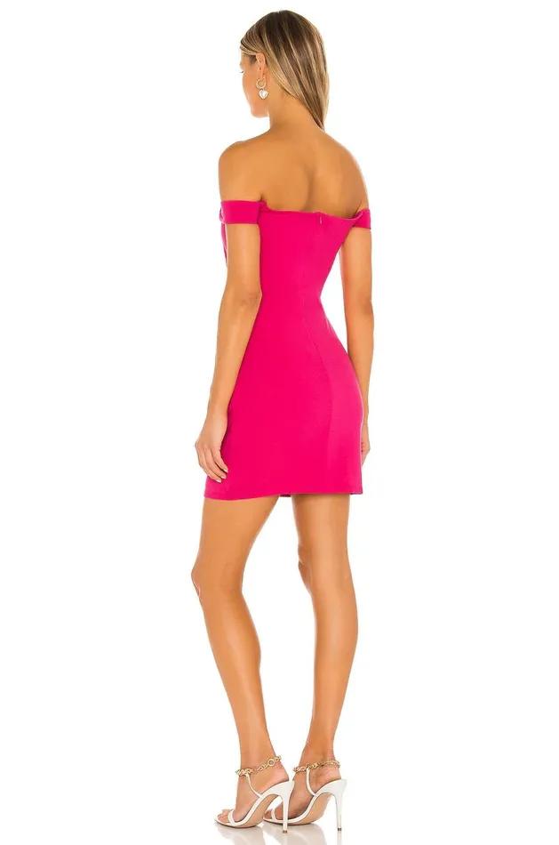 Lovers and Friends Dresses Women Rachel Mini Dress Bright Pink Lovers and Friends Dresses Women Rachel Mini Dress Bright Pink