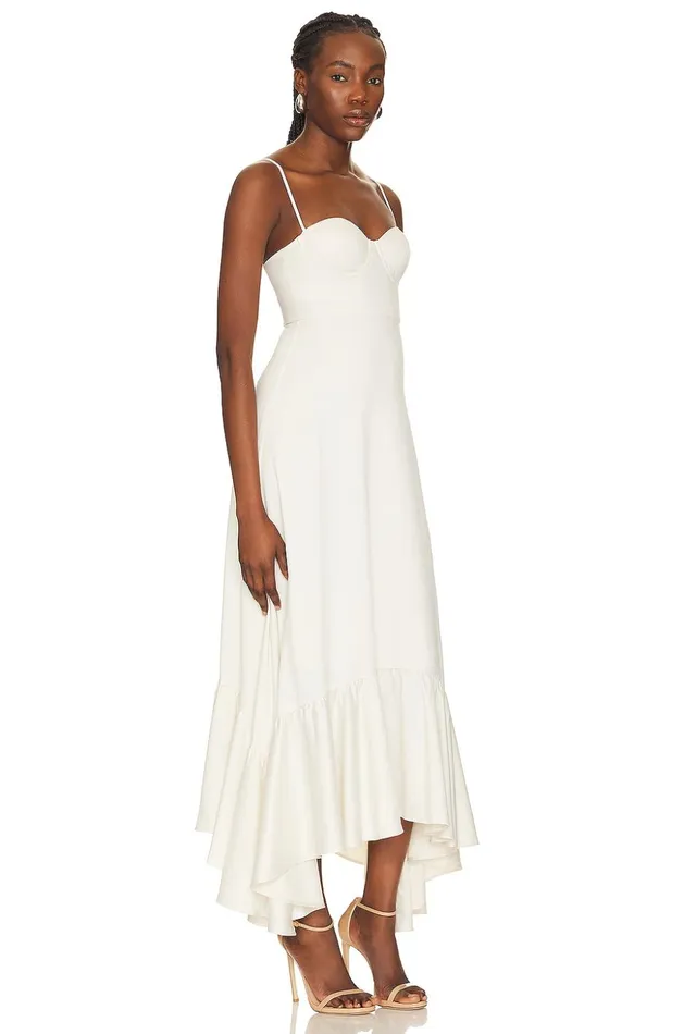 Lovers and Friends Dresses Women Sisa Maxi Dress Ivory Lovers and Friends Dresses Women Sisa Maxi Dress Ivory