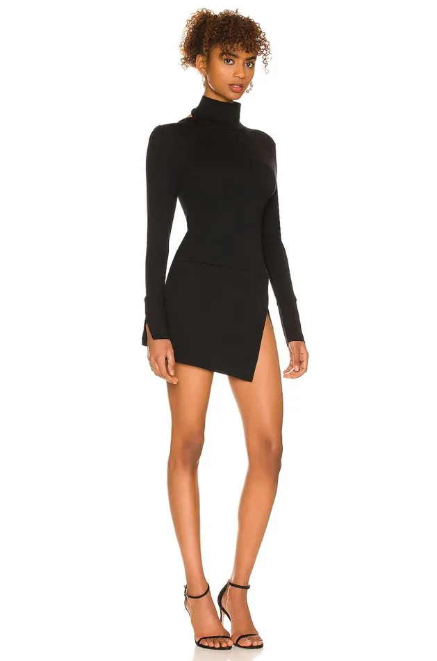 Lovers and Friends Dresses Women Tati Turtleneck Dress Black Lovers and Friends Dresses Women Tati Turtleneck Dress Black