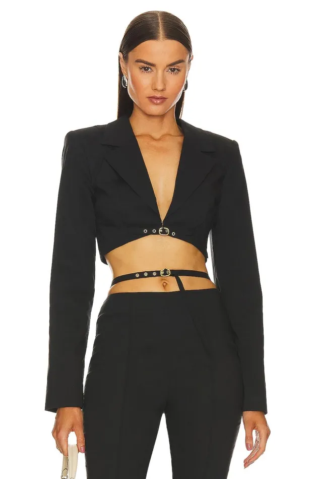Lovers and Friends Jackets and Coats Women Charlize Cropped Blazer Black