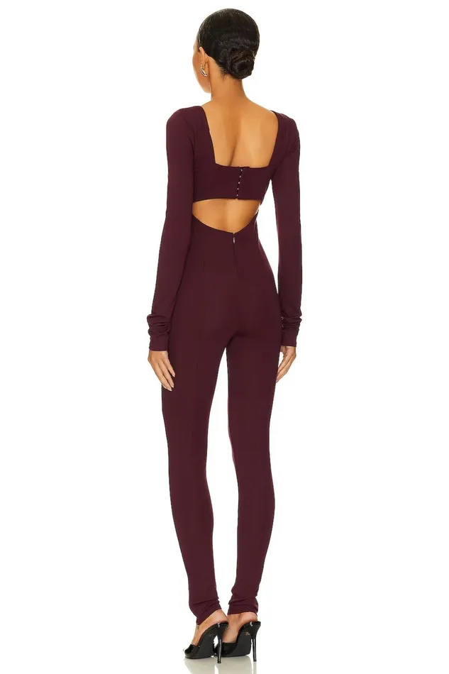 Lovers and Friends Jumpsuits Women Tanya Jumpsuit Midnight Burgundy