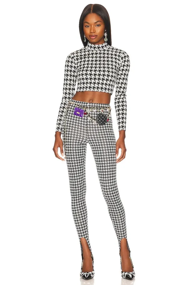Lovers and Friends Pants Women Griffith Legging Black and White