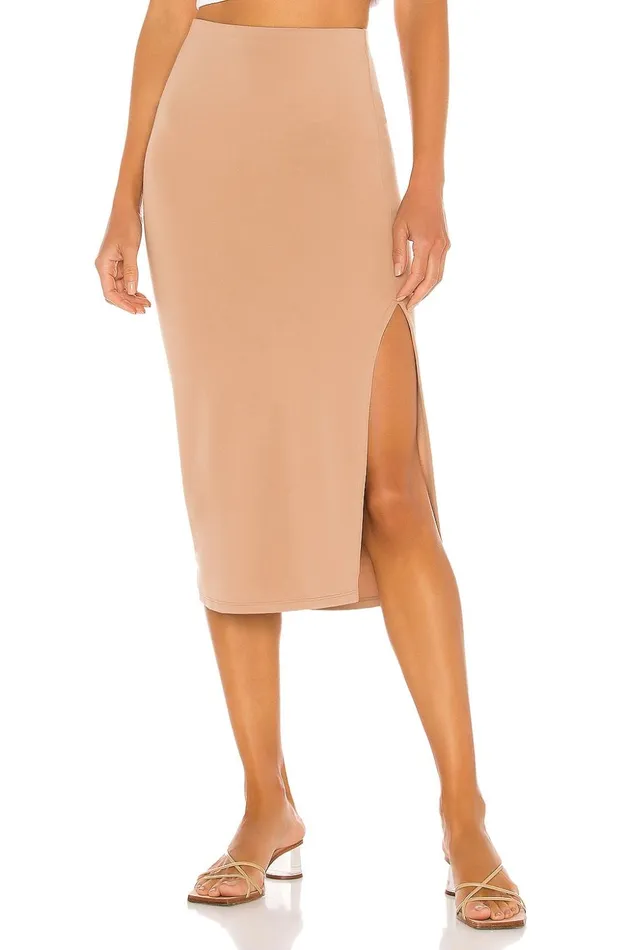 Lovers and Friends Skirts Women Aubrey Midi Skirt Nude