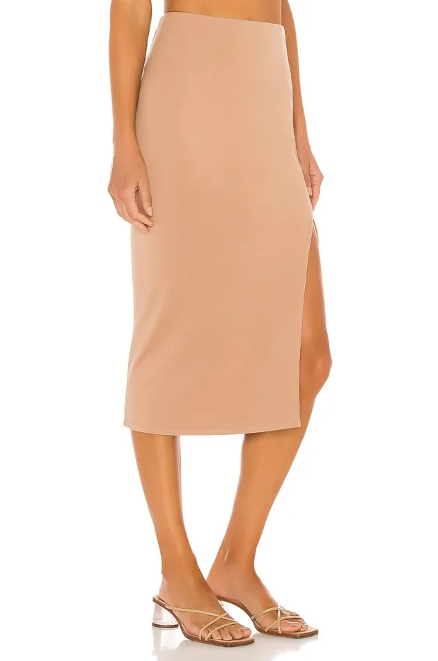 Lovers and Friends Skirts Women Aubrey Midi Skirt Nude