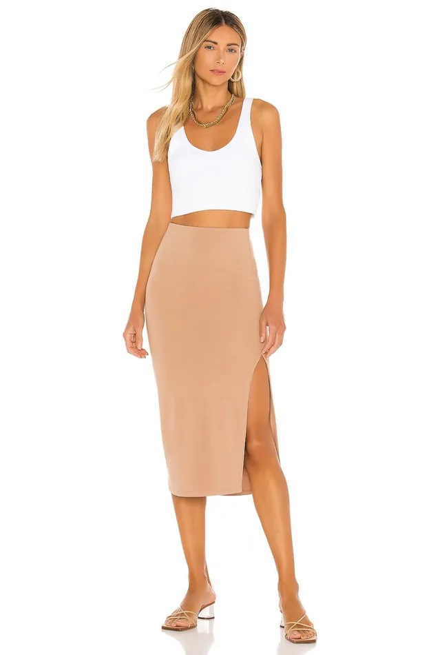 Lovers and Friends Skirts Women Aubrey Midi Skirt Nude