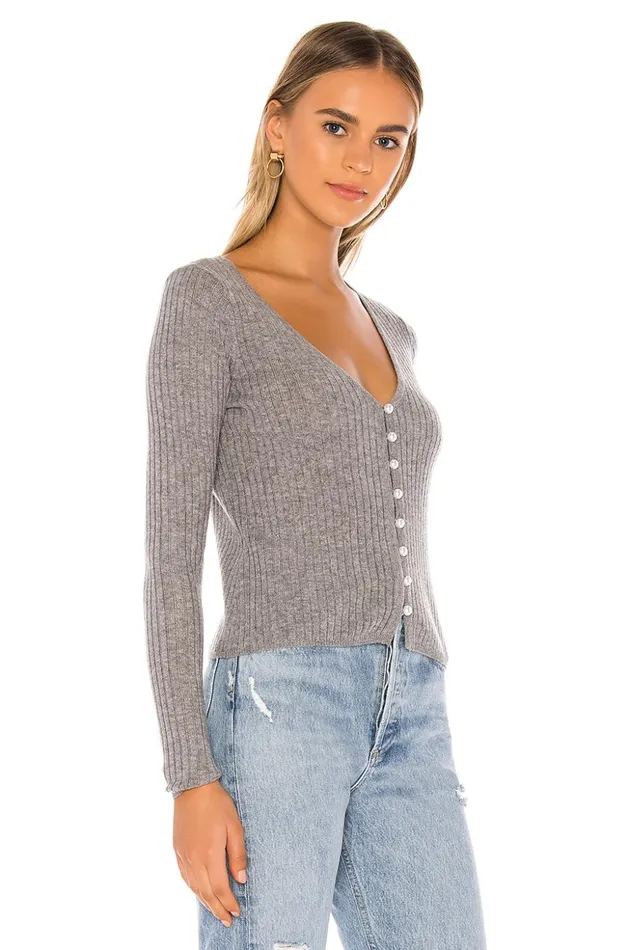 Lovers and Friends Sweaters and Knits Women Baxter Cardigan Grey Lovers and Friends Sweaters and Knits Women Baxter Cardigan Grey