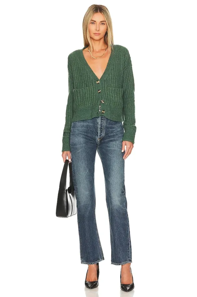 Lovers and Friends Sweaters and Knits Women Caroline Cardigan Moss Lovers and Friends Sweaters and Knits Women Caroline Cardigan Moss