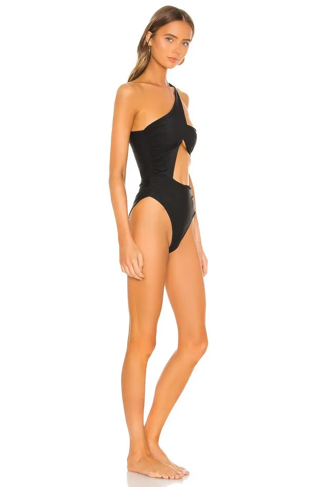 Lovers and Friends Swimsuits and CoverUps Women Aiko One Piece Black