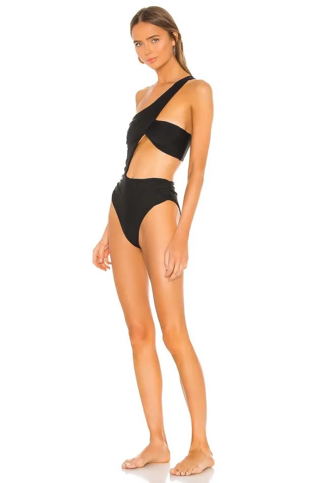 Lovers and Friends Swimsuits and CoverUps Women Aiko One Piece Black