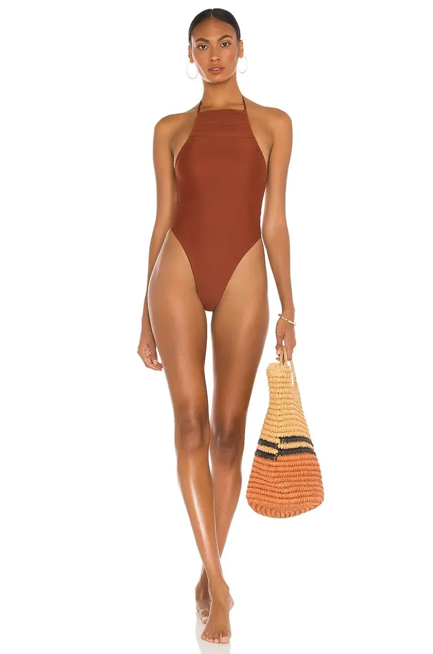 Lovers and Friends Swimsuits and CoverUps Women Fiana One Piece Brown