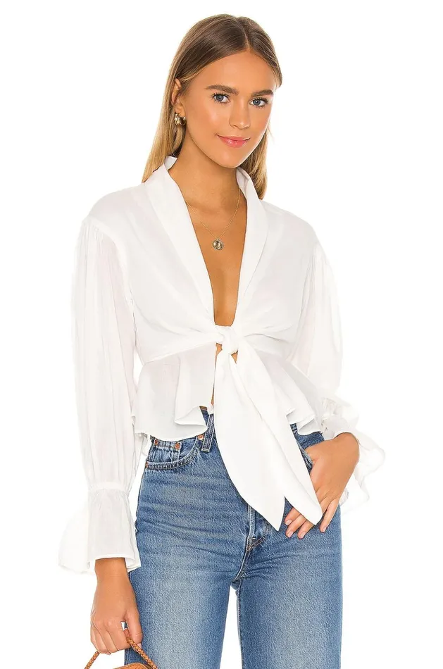 Lovers and Friends Tops Women Ash Top Ivory