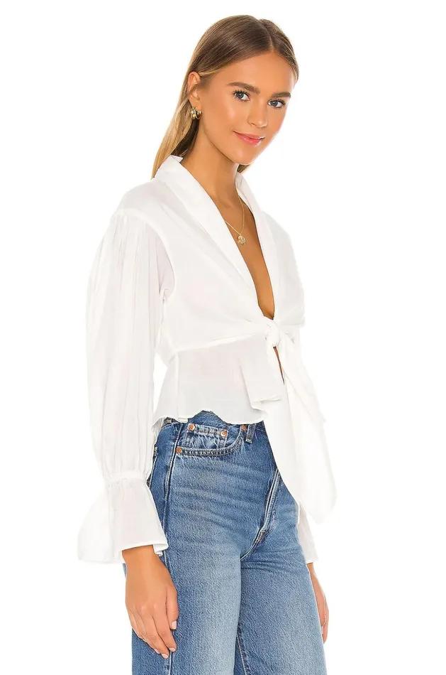 Lovers and Friends Tops Women Ash Top Ivory Lovers and Friends Tops Women Ash Top Ivory