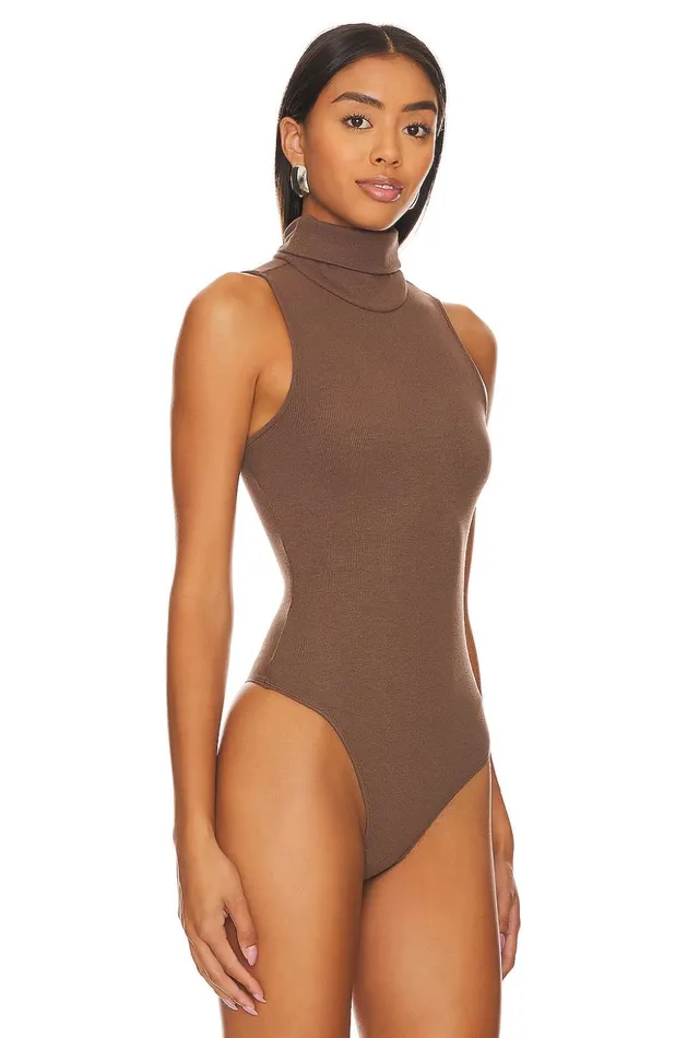 Lovers and Friends Tops Women Blythe Bodysuit Dark Mocha