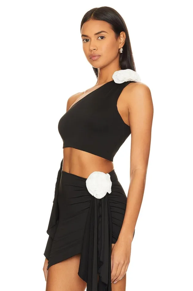 Lovers and Friends Tops Women Cordelia Top Black and White