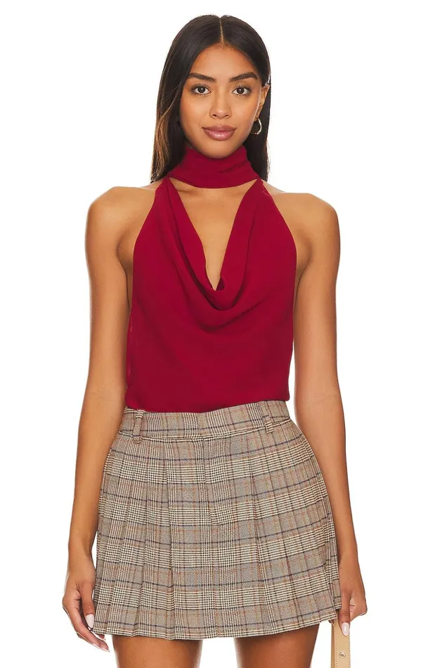 Lovers and Friends Tops Women Daniella Top Burgundy