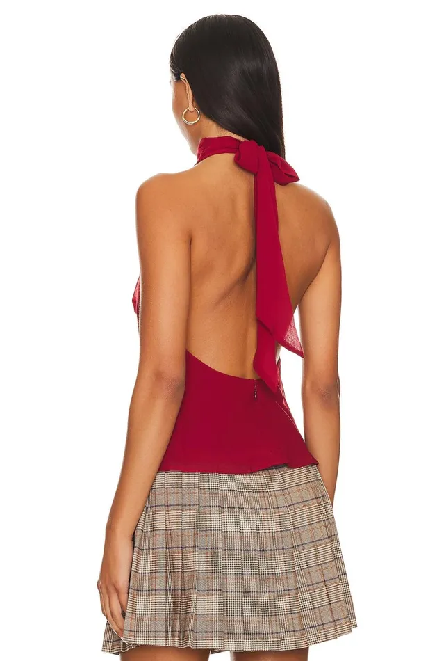 Lovers and Friends Tops Women Daniella Top Burgundy