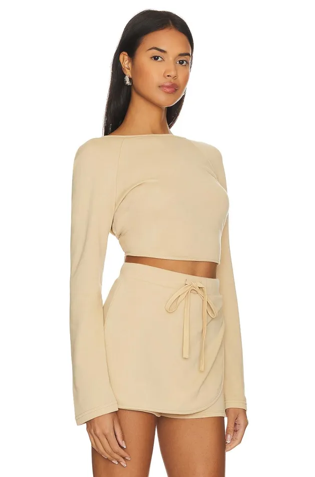 Lovers and Friends Tops Women Langley Top Taupe Neutral Lovers and Friends Tops Women Langley Top Taupe Neutral