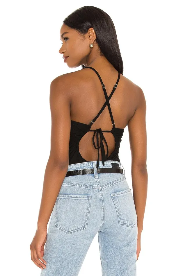 Lovers and Friends Tops Women Marissa Bodysuit Black