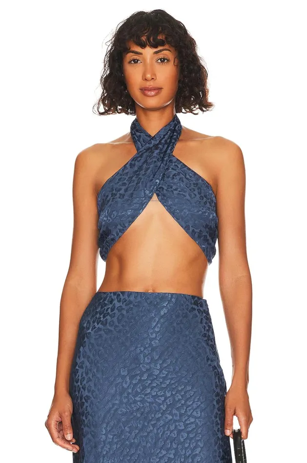 Lovers and Friends Tops Women Regina Top Navy Blue