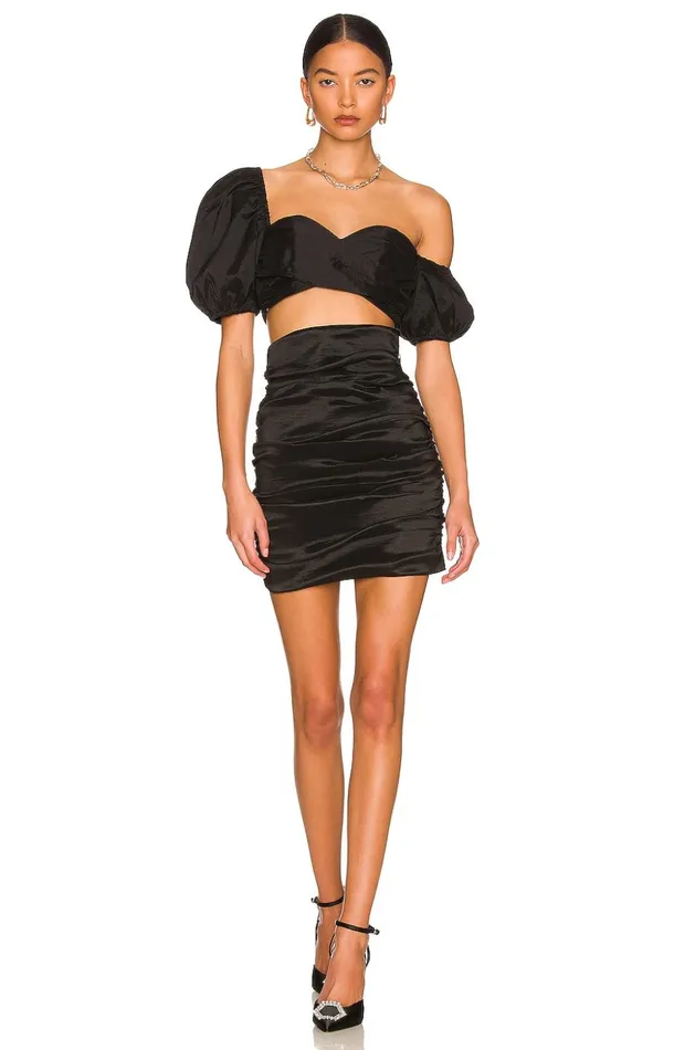 Lovers and Friends Tops Women Savannah Cropped Top Black