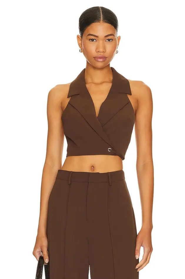 Lovers and Friends Tops Women Tory Top Brown
