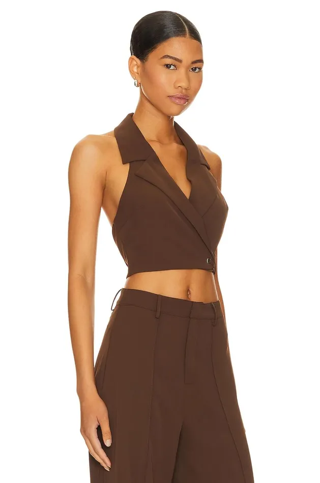 Lovers and Friends Tops Women Tory Top Brown Lovers and Friends Tops Women Tory Top Brown
