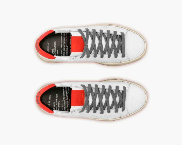 Low Tops Women P448 Jack Recycled WhiteOrange