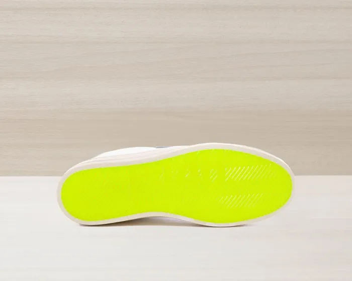 Low Tops Women P448 John Recycled WhiteYellow