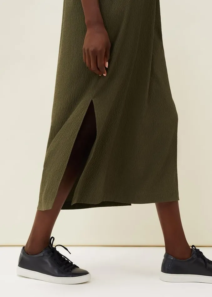 Lucina Midaxi Shirt Dress Khaki Women Phase Eight Dresses