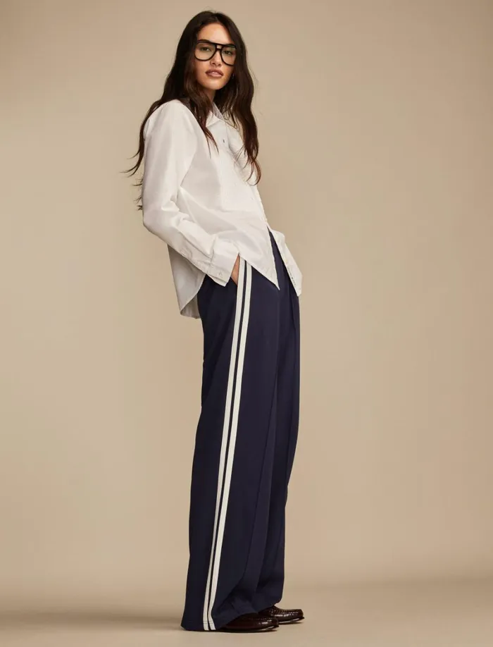 Lucky Brand Activewear Women Track Pant Naval Academy